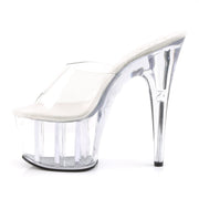 Pleaser ADORE-701 Platform Slide (Clear/Clear)