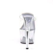 Pleaser ADORE-701 Platform Slide (Clear/Clear)