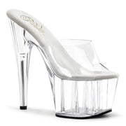 Pleaser ADORE-701 Platform Slide (Clear/Clear)