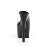 Pleaser ADORE-702 Platform Slide (Clear/Black)