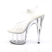 Pleaser ADORE-708 Platform Sandal (Clear/Clear)