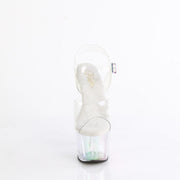 Pleaser ADORE-708HT Platform Sandal (Clear/Holo Tinted)