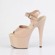 Pleaser ADORE-708N Platform Sandal (Cream (Jelly-Like) TPU/Cream)