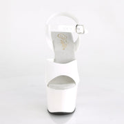 Pleaser ADORE-708N Platform Sandal (White (Jelly-Like) TPU/White)