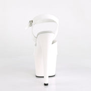 Pleaser ADORE-708N Platform Sandal (White (Jelly-Like) TPU/White)