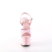 Pleaser ADORE-709 Platform Sandal (Baby Pink Patent/Baby Pink)
