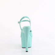 Pleaser ADORE-709GP Platform Sandal (Aqua Glitter Patent/M)