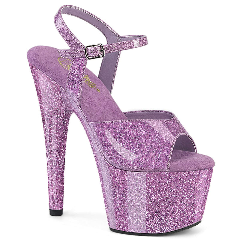 Pleaser ADORE-709GP Platform Sandal (Lilac Glitter Patent/M)