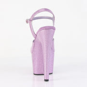Pleaser ADORE-709GP Platform Sandal (Lilac Glitter Patent/M)