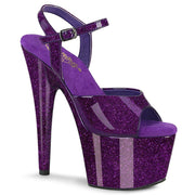 Pleaser ADORE-709GP Platform Sandal (Purple Glitter Patent/M)