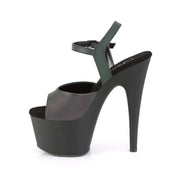 Pleaser ADORE-709REFL Platform Sandal (Green Multi Reflective/Black Matte)