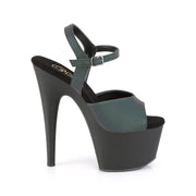 Pleaser ADORE-709REFL Platform Sandal (Green Multi Reflective/Black Matte)