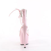 Pleaser ADORE-724RS Platform Sandal (Clear/Baby Pink)