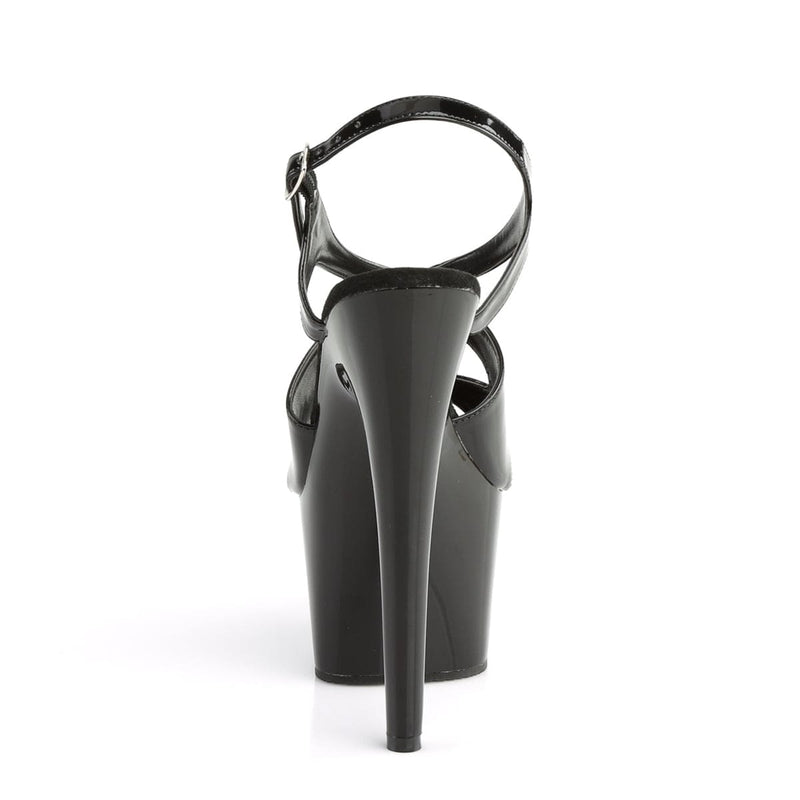 Pleaser ADORE-730 Platform Sandal (Black Patent/Black)