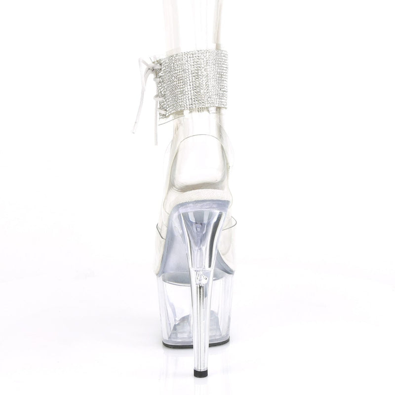 Pleaser ADORE-791-2RS Platform Sandal (Clear/Clear)