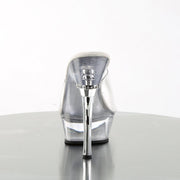 Pleaser ALLURE-601 Platform Sandal (Clear/Clear)