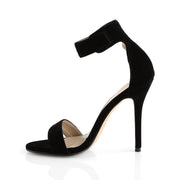 Pleaser AMUSE-10 Sandal (Black Velvet)