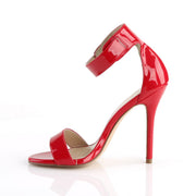Pleaser AMUSE-10 Sandal (Red Patent)
