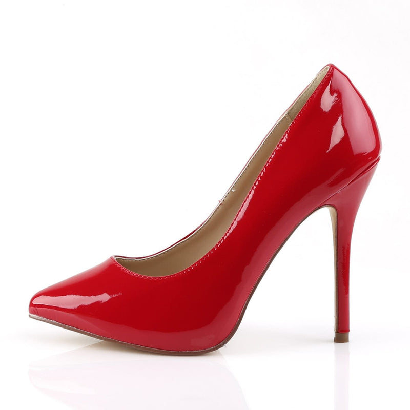 Pleaser AMUSE-20 Pump (Red Patent)