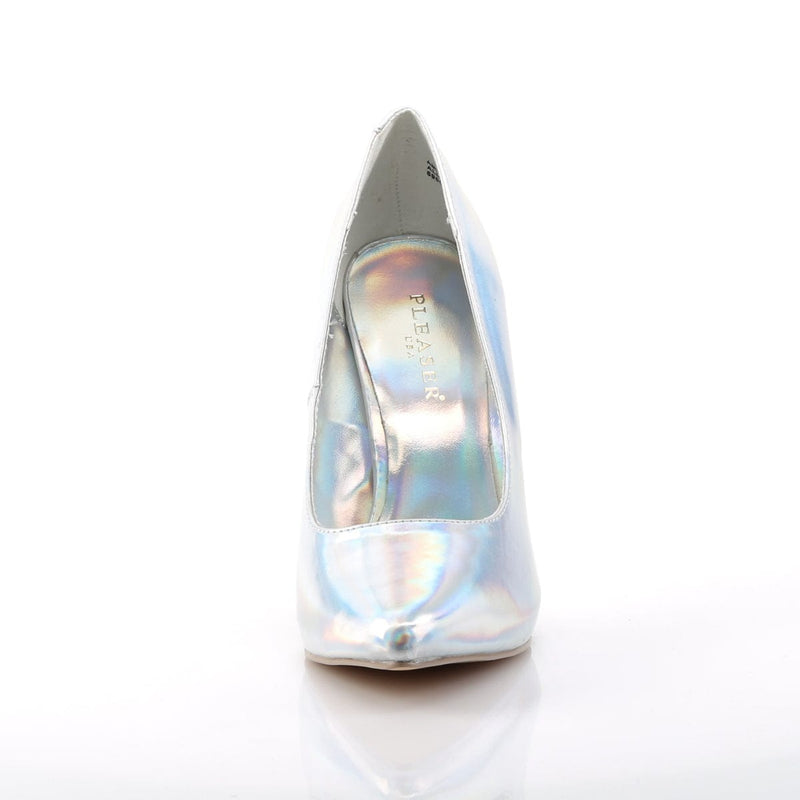 Pleaser AMUSE-20 Pump (Silver Hologram Pu)