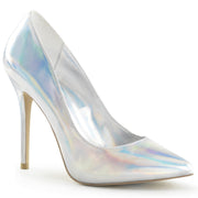 Pleaser AMUSE-20 Pump (Silver Hologram Pu)