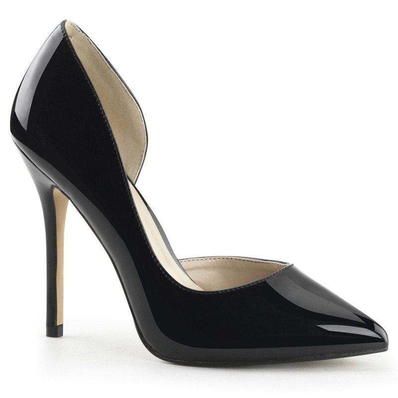 Pleaser AMUSE-22 Pump (Black Patent)