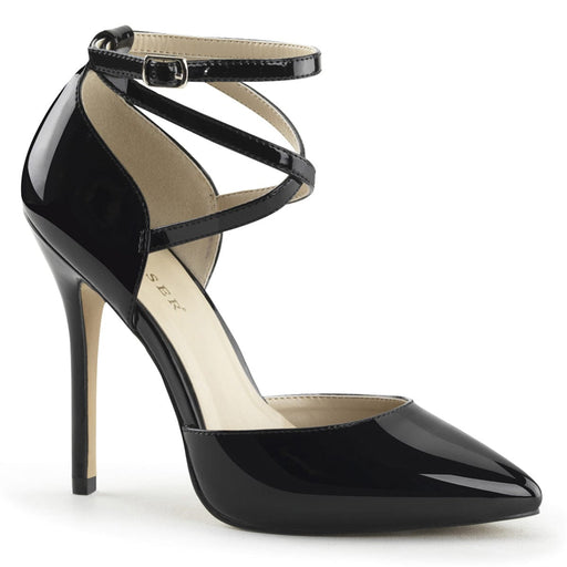 Pleaser AMUSE-25 Pump (Black Patent)
