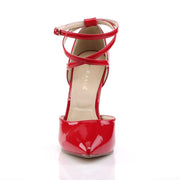 Pleaser AMUSE-25 Pump (Red Patent)