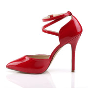 Pleaser AMUSE-25 Pump (Red Patent)