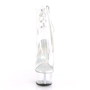 Pleaser ASPIRE-1018C Platform Ankle Boot (Clear/Clear)