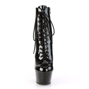 Pleaser ASPIRE-1020 Platform Ankle Boot (Black Patent/Black)