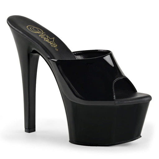 Pleaser ASPIRE-601 Platform Slide (Black Patent/Black)