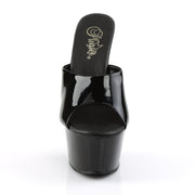 Pleaser ASPIRE-601 Platform Slide (Black Patent/Black)