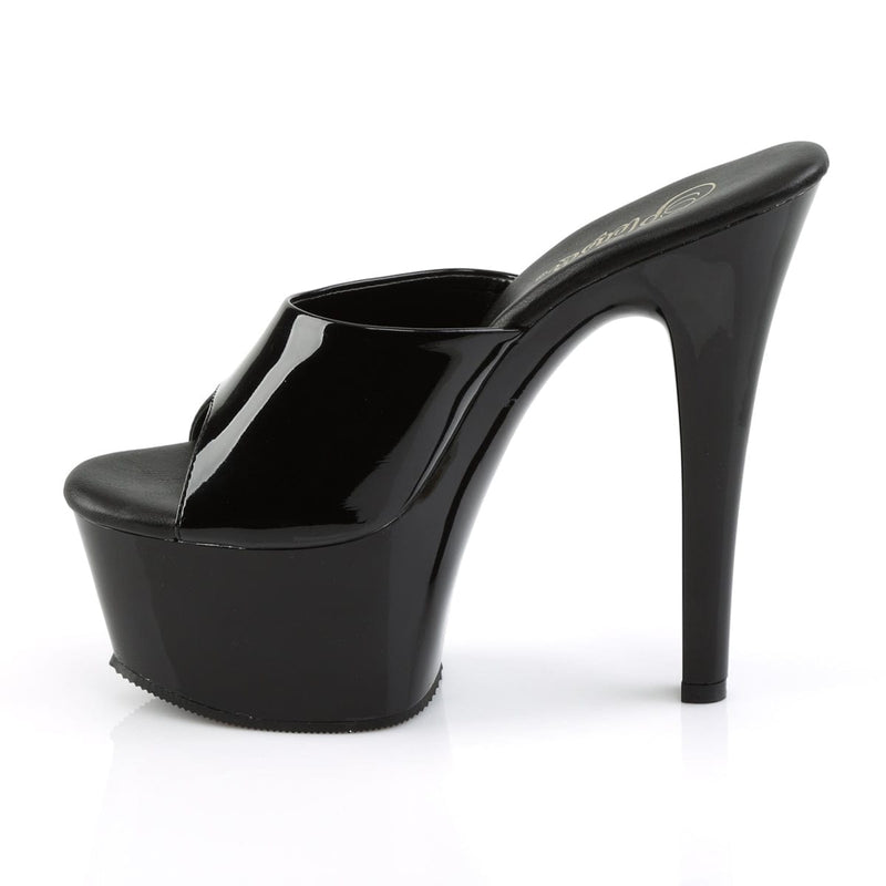 Pleaser ASPIRE-601 Platform Slide (Black Patent/Black)