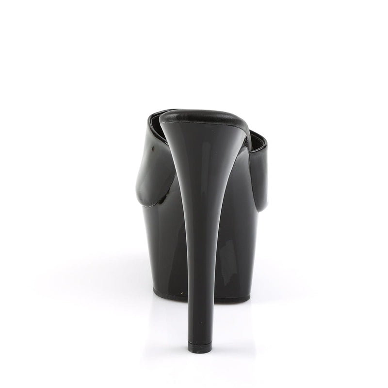 Pleaser ASPIRE-601 Platform Slide (Black Patent/Black)