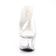 Pleaser BEAU-601 Platform Slide (Clear/Clear)