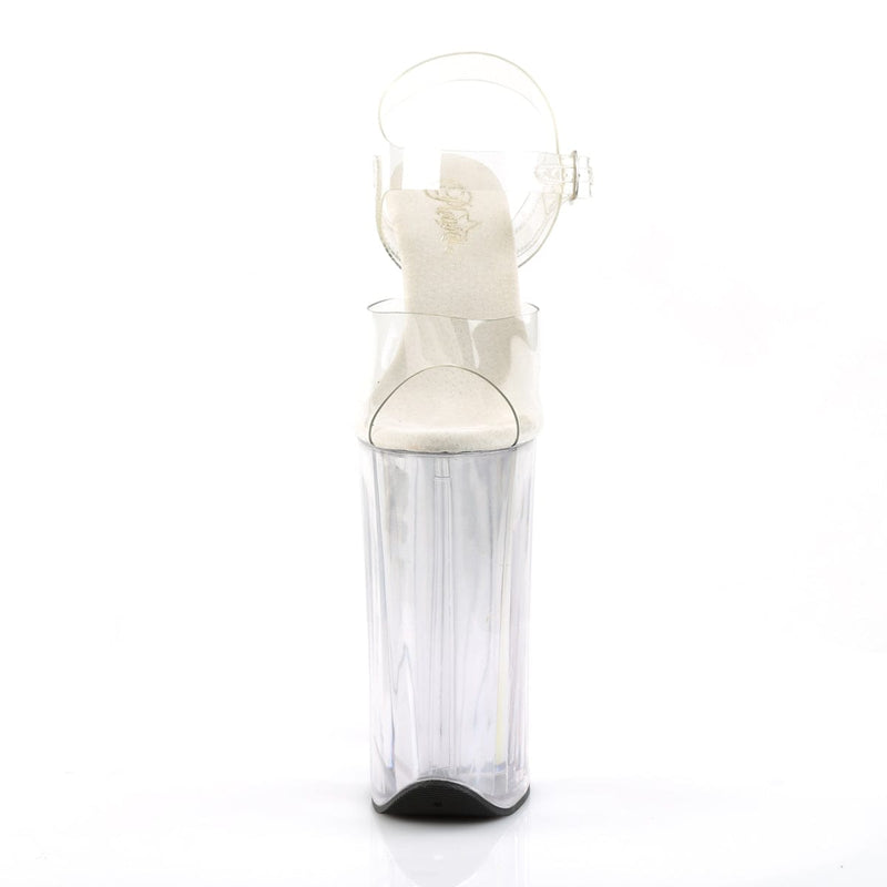 Pleaser BEYOND-008 Platform Sandal (Clear/Clear)