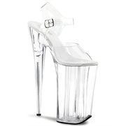 Pleaser BEYOND-008 Platform Sandal (Clear/Clear)