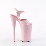 Pleaser BEYOND-009 Platform Sandal (Baby Pink Patent/Baby Pink)
