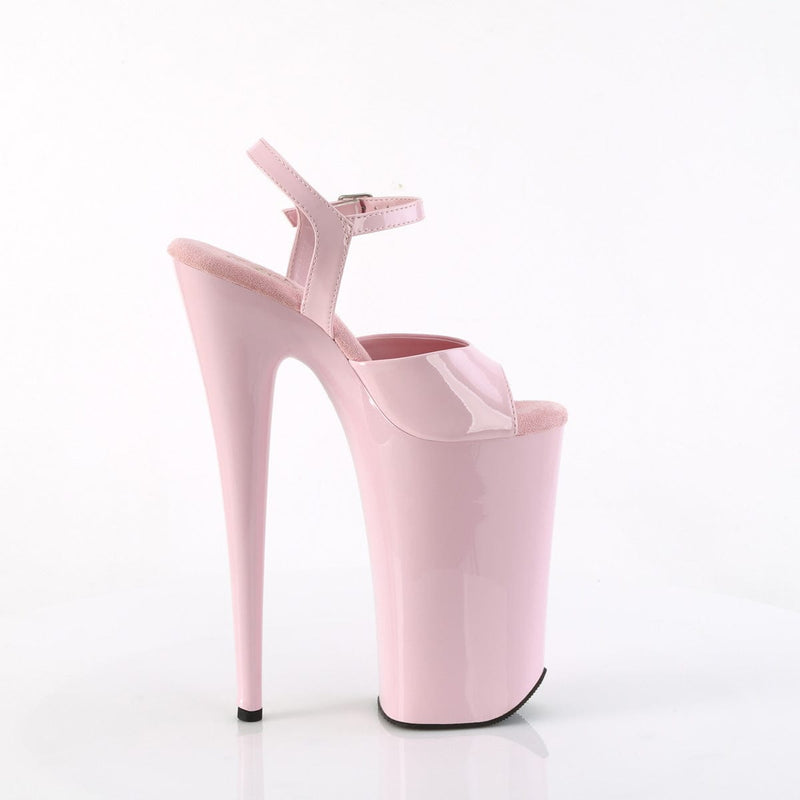 Pleaser BEYOND-009 Platform Sandal (Baby Pink Patent/Baby Pink)