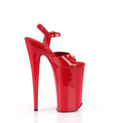 Pleaser BEYOND-009 Platform Sandal (Red Patent/Red)