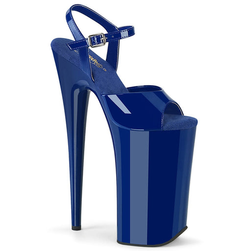Pleaser BEYOND-009 Platform Sandal (Royal Blue Patent/Royal Blue)