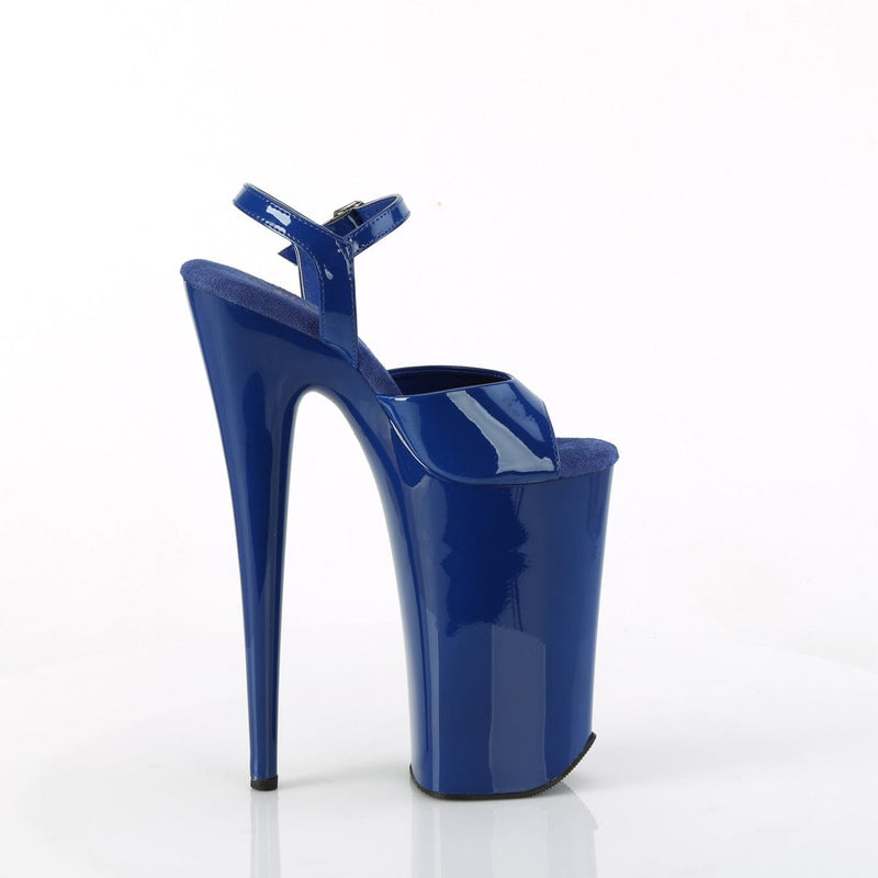 Pleaser BEYOND-009 Platform Sandal (Royal Blue Patent/Royal Blue)