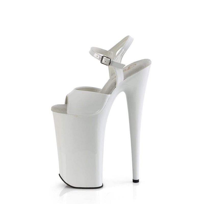 Pleaser BEYOND-009 Platform Sandal (White Patent/White)