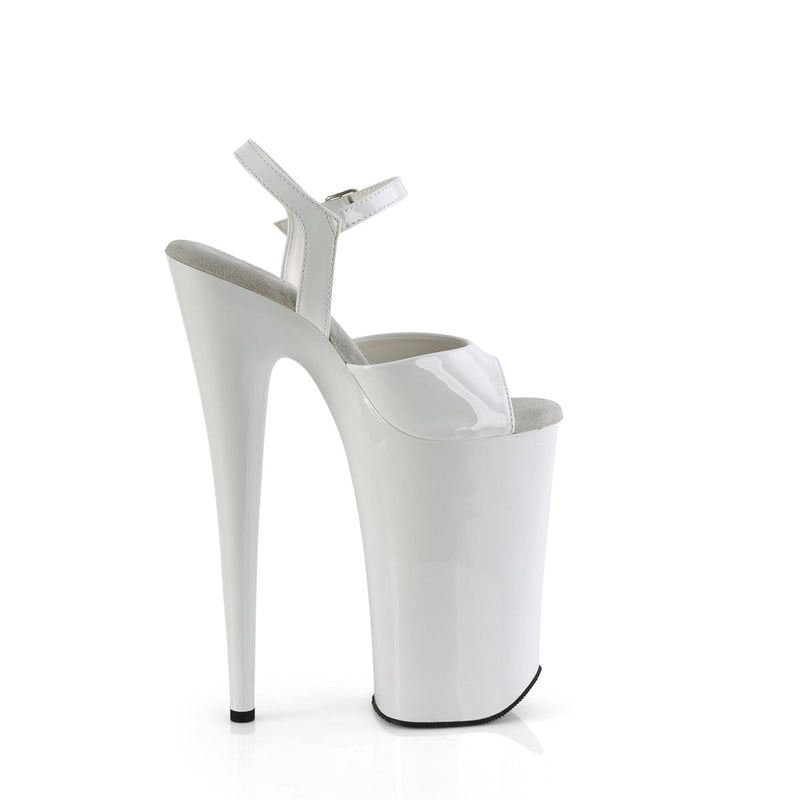 Pleaser BEYOND-009 Platform Sandal (White Patent/White)