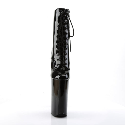 Pleaser BEYOND-1020 Platform Ankle Boot (Black Patent/Black)