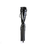Pleaser BEYOND-1050 Platform Mid-Calf Boot (Black Patent/Black)