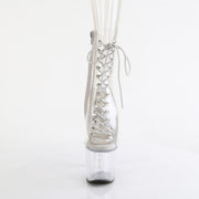 Pleaser BLISS-1016C Platform Ankle Boot (Clear/Clear)
