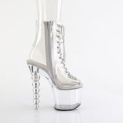 Pleaser BLISS-1016C Platform Ankle Boot (Clear/Clear)