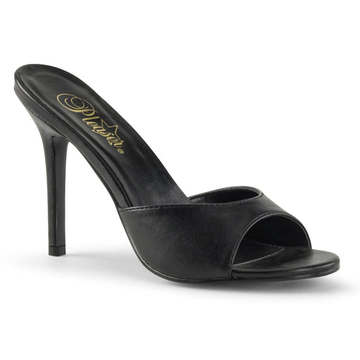 Pleaser CLASSIQUE-01 Slide (Black Kid Pu)